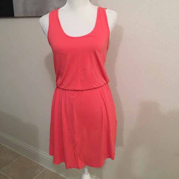 Banana Republic Coral Dress - Picture 1 of 4